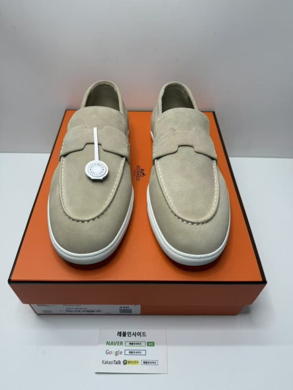 레플리카 명품 [HERMES] 에르메스 JOB 잡 로퍼 남성용 실사 디테일! - 앞면 실사 1