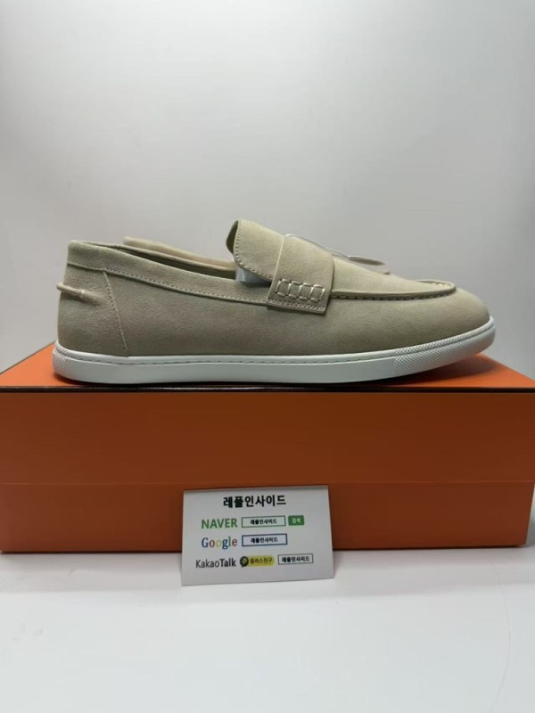 레플리카 명품 [HERMES] 에르메스 JOB 잡 로퍼 남성용 실사 디테일! - 뒷면 실사 3