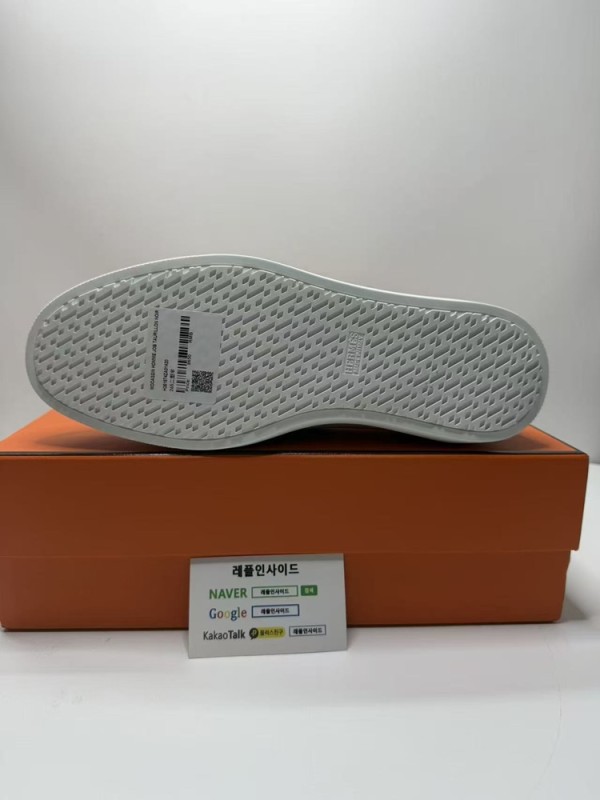 레플리카 명품 [HERMES] 에르메스 JOB 잡 로퍼 남성용 실사 디테일! - 로고 실사 5