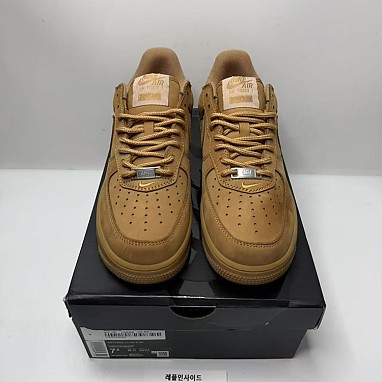[NIKE] 나이키 x 슈프림 에어포스1 로우 플랙스 된장포스 DN1555-200 남성용 (OWF공장) 실사