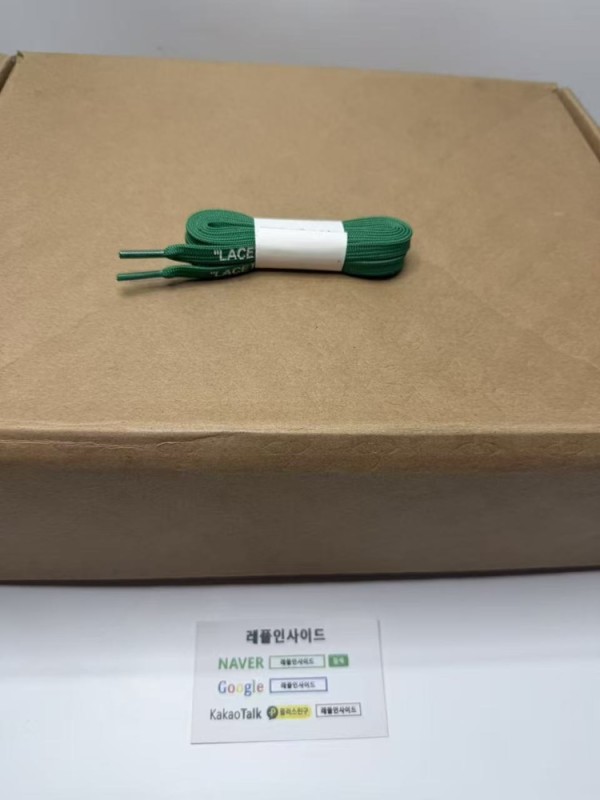 레플리카 명품 [LOUIS VUITTON] 나이키 X 루이비통 에어포스1 버질아블로 짐그린 남성용 디테일 실사! - 라벨 실사 8