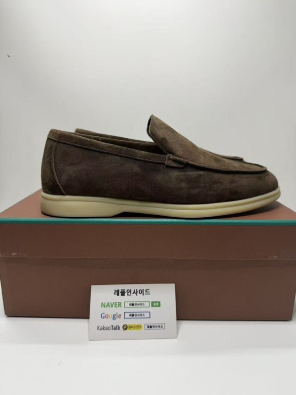 레플리카 명품 [Loro Piana] 로로피아나 썸머워크 로퍼 남성용 실사 디테일! - 뒷면 실사 3