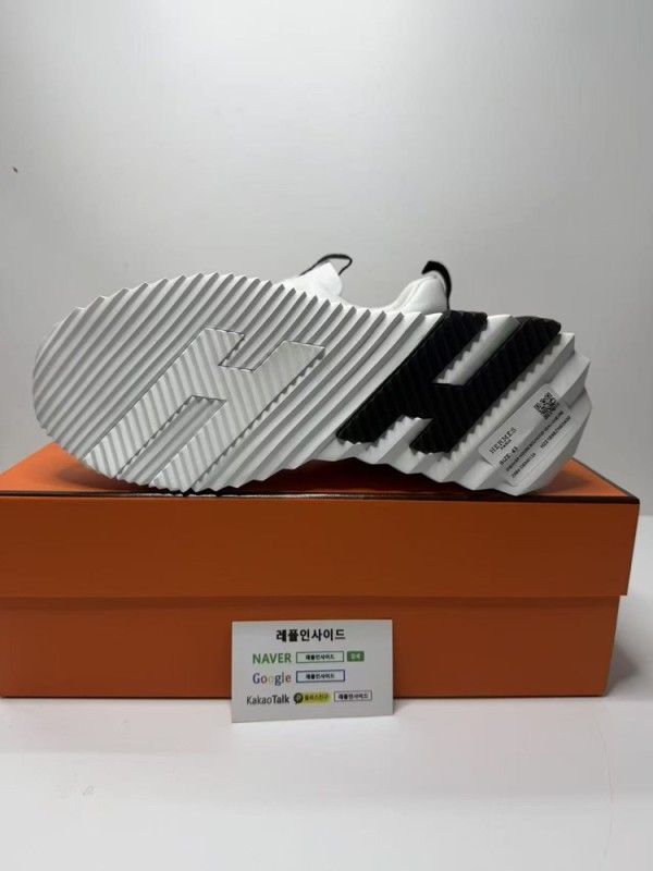 레플리카 명품 [HERMES] 에르메스 리프트 슬립온 스니커즈 남녀공용 실사 디테일! - 로고 실사 5