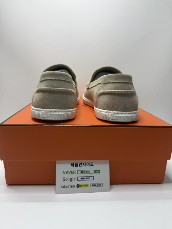 레플리카 명품 [HERMES] 에르메스 JOB 잡 로퍼 남성용 실사 디테일! - 디테일 실사 4