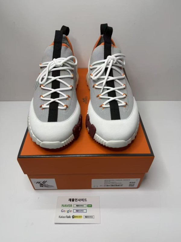 레플리카 명품 [HERMES] 에르메스 리프트 슬립온 스니커즈 남성용 실사 디테일! - 앞면 실사 1