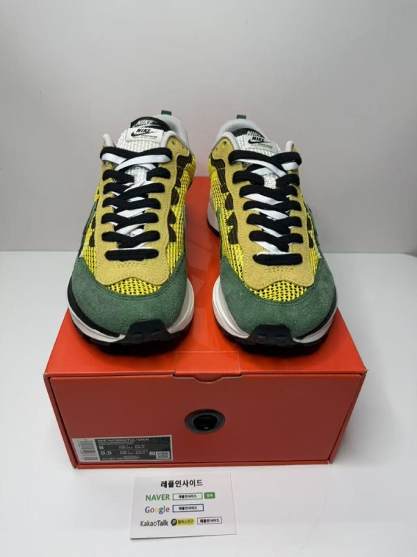 레플리카 명품 [NIKE] 나이키 X 사카이 베이퍼와플 투어 옐로우 노초 CV1363-700 남녀공용 (PK공장) 실사 디테일! - 앞면 실사 1