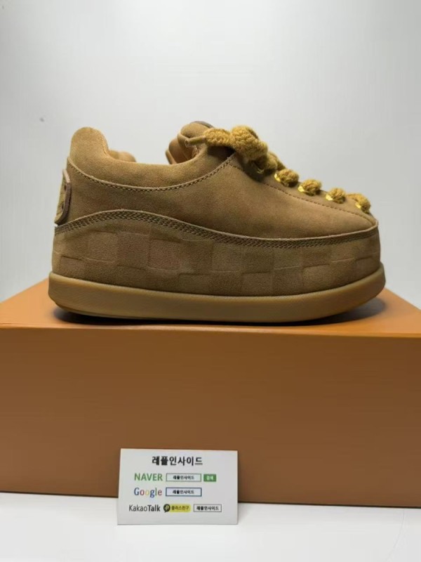 레플리카 명품 [LOUIS VUITTON] 루이비통 x 니고 LV 예티 슬립온 슈즈 남녀공용 실사 디테일! - 뒷면 실사 3