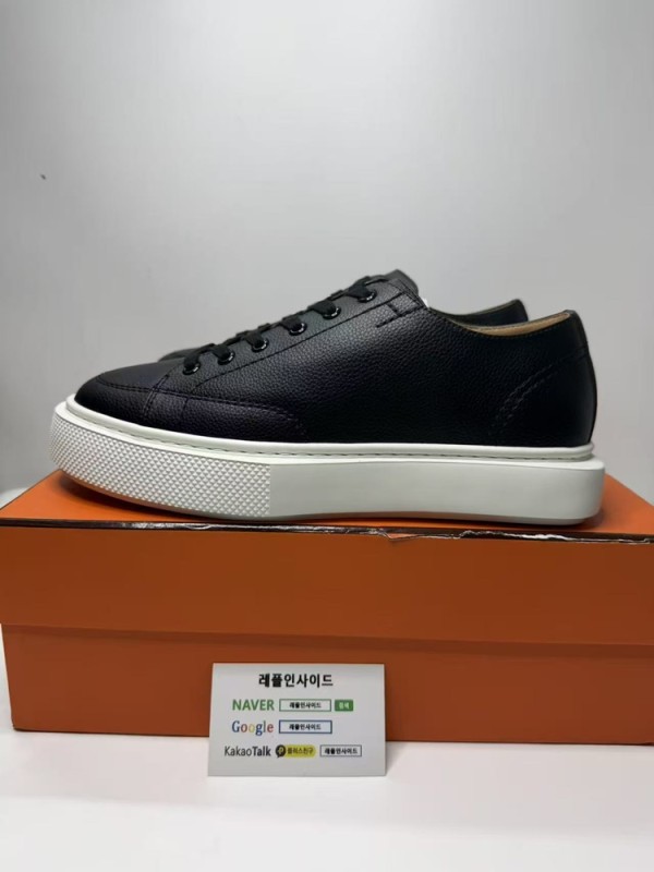 레플리카 명품 [HERMES] 에르메스 Haru 하루 더비 스니커즈 남성용 디테일 실사! - 옆면 실사 2