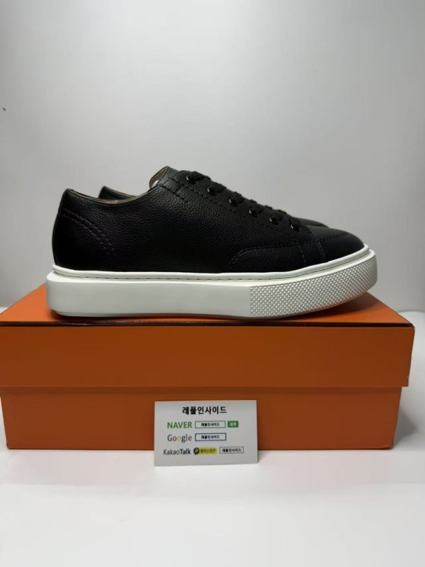 레플리카 명품 [HERMES] 에르메스 Haru 하루 더비 스니커즈 남성용 디테일 실사! - 뒷면 실사 3