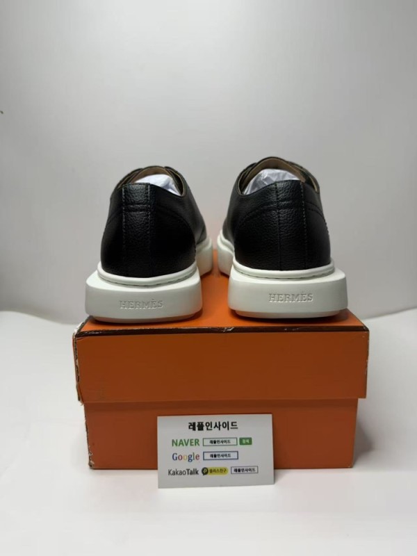 레플리카 명품 [HERMES] 에르메스 Haru 하루 더비 스니커즈 남성용 디테일 실사! - 디테일 실사 4