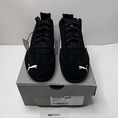 [BALENCIAGA] 발렌시아가 x 푸마 스피드캣 스웨이드 스니커즈 블랙화이트 847146WSDSD1090 남녀공용 (G공장) 디테일 실사! 실사