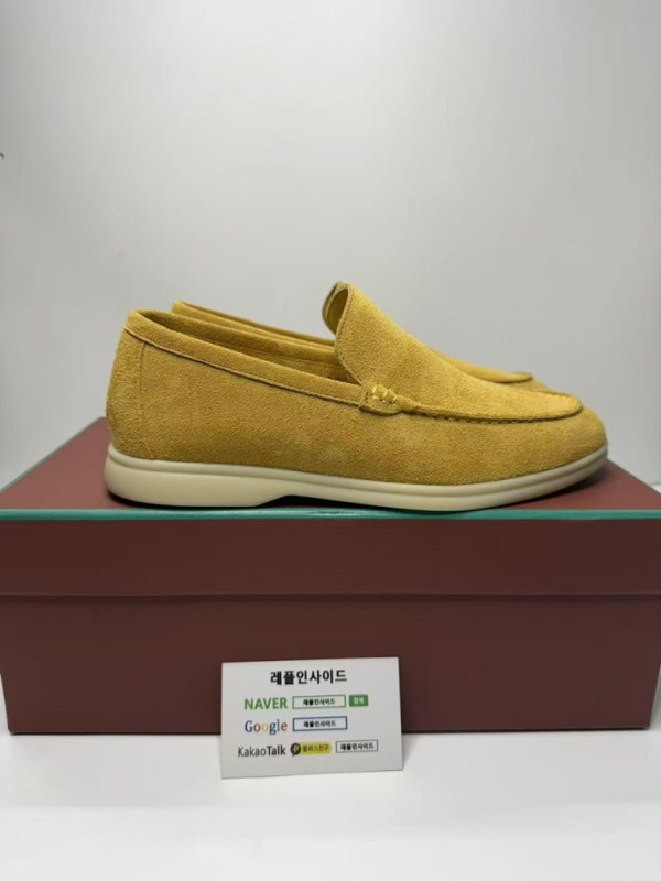 레플리카 명품 [Loro Piana] 로로피아나 썸머워크 로퍼 남녀공용 디테일 실사! - 뒷면 실사 3