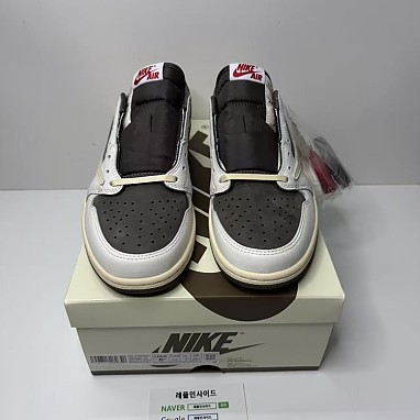 [AIR JORDAN] 트래비스 스캇 x 에어조던1 로우 리버스 모카 DM7866-162 남녀공용 (OG공장) 실사 디테일 실사