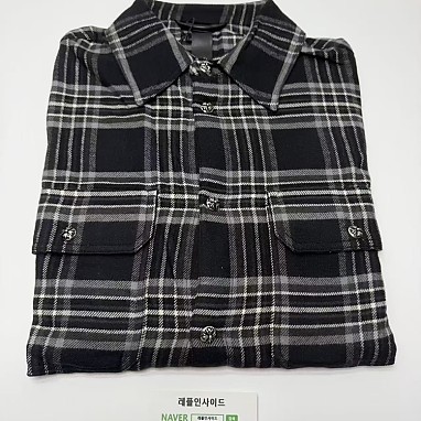 [Chrome Hearts] 크롬하츠 체크 셔츠 남녀공용 실사