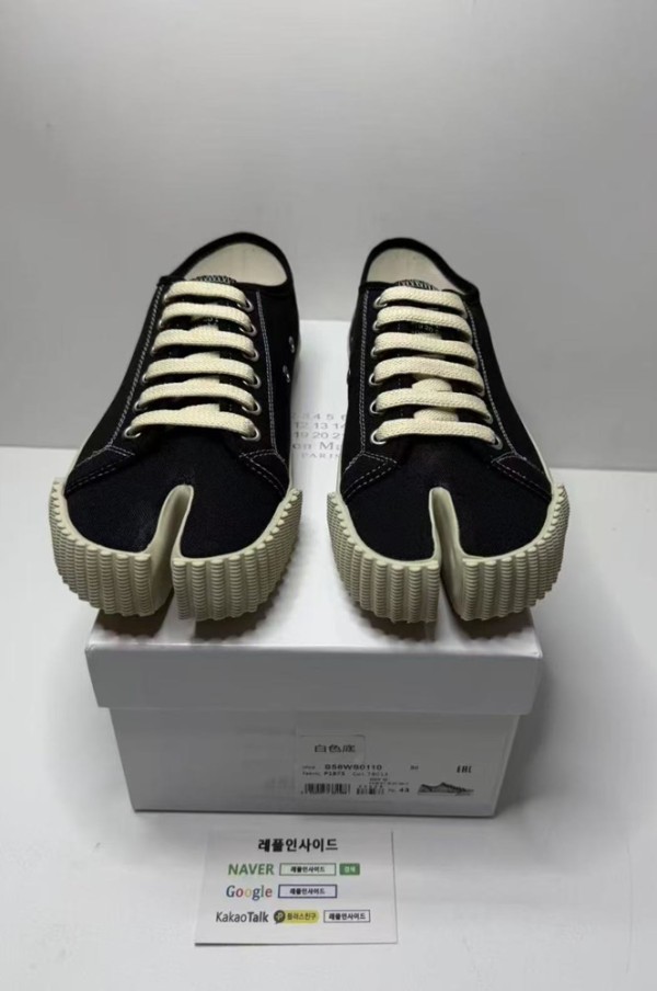 레플리카 명품 [Maison Margiela] 메종 마르지엘라 타비 스니커즈 남녀공용 실사 디테일! - 앞면 실사 1