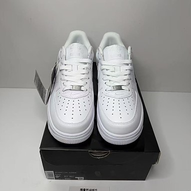 [NIKE] 나이키 x 슈프림 에어포스1 로우 화이트 CU9225-100 남녀공용 (OWF공장) 실사 디테일! 실사