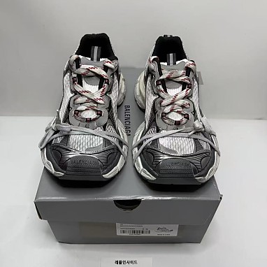 [BALENCIAGA] 발렌시아가 3XL 그레이 레드 남녀공용 (ZH공장) 실사