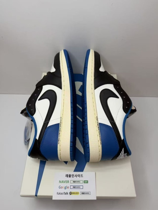 레플리카 명품 [AIR JORDAN] 트래비스 스캇 x 프라그먼트 x 에어조던1 로우 DM7866-140 남녀공용 (OG공장) 실사 디테일! - 포장 실사 7