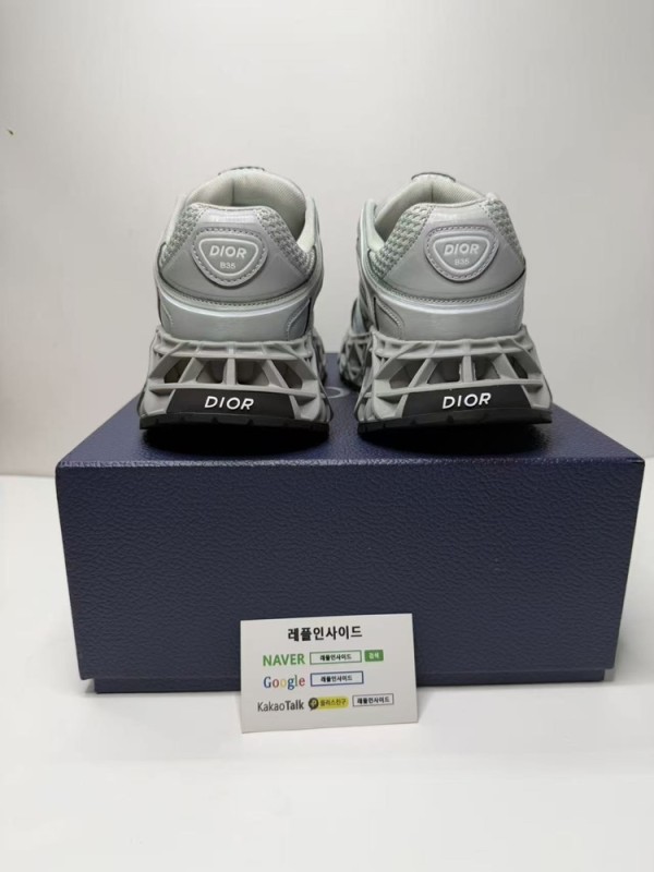 레플리카 명품 [DIOR] 디올 B35 NXXT 스니커즈 남성용 디테일 실사! - 디테일 실사 4