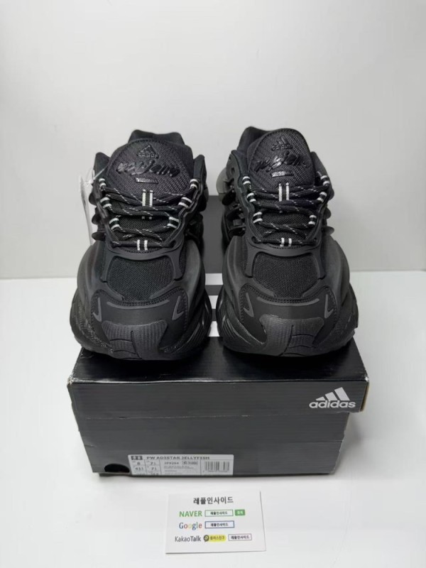 레플리카 명품 [ADIDAS] 아디다스 x 퍼렐 윌리엄스 아디스타 젤리피쉬 트리플 블랙 JP9264 남녀공용 실사 디테일! - 앞면 실사 1