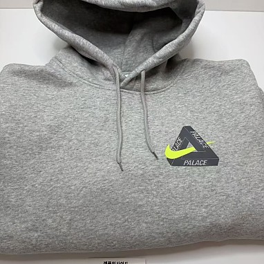 [NIKE] 팔라스 x 나이키 트라이 스우시 후드 그레이 말 실사 디테일! 실사