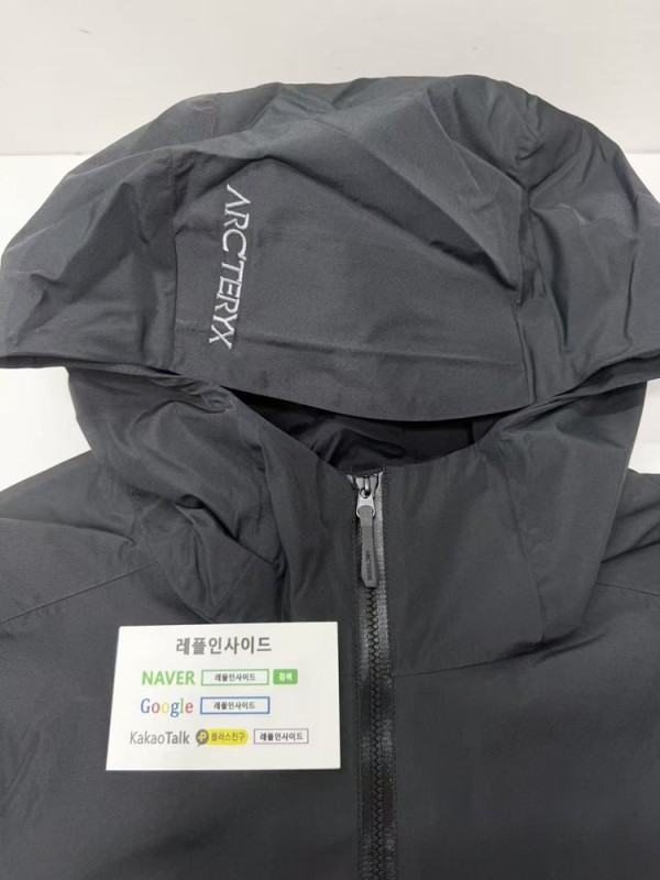 레플리카 명품 [ARCTERY] 아크테릭스 시조새 솔라노 후디 자켓 블랙 남녀공용 SOLANO HOODY 실사 디테일! - 뒷면 실사 3