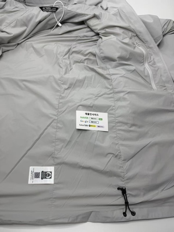 레플리카 명품 [ARCTERY] 아크테릭스 시조새 솔라노 후디 자켓 블랙 남녀공용 SOLANO HOODY 그레이 디테일! - 소재 실사 6