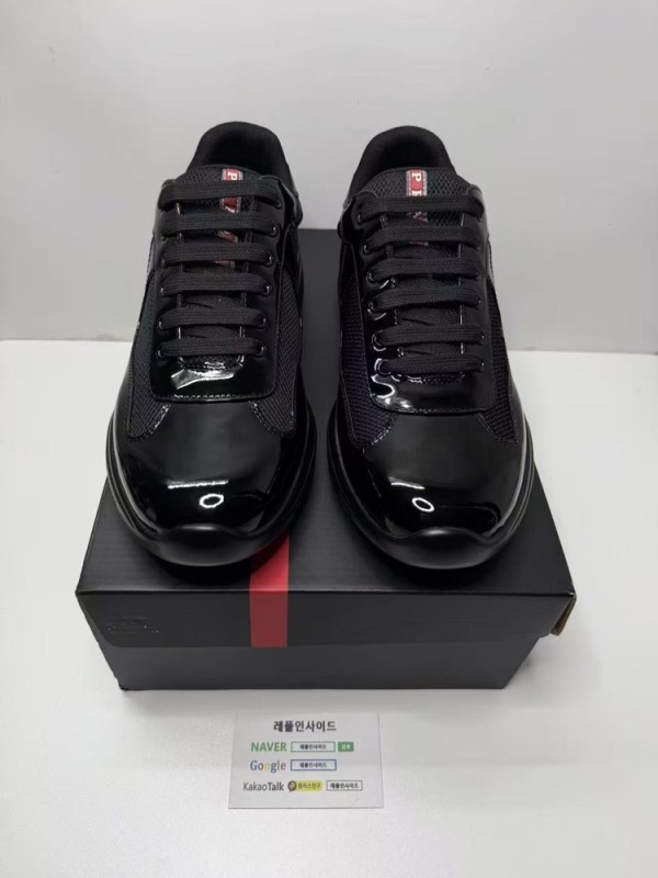 레플리카 명품 [PRADA] 프라다 아메리카 컵 스니커즈 남성용 디테일 실사! - 앞면 실사 1