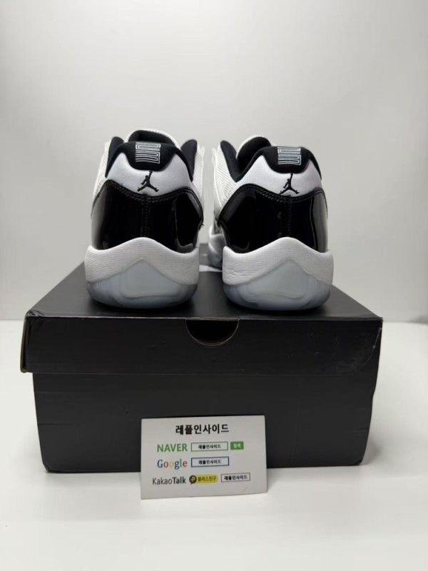 레플리카 명품 [AIR JORDAN] 에어조던11 레트로 로우 콩코드 528895-153 남녀공용 (X공장) 디테일 실사! - 디테일 실사 4