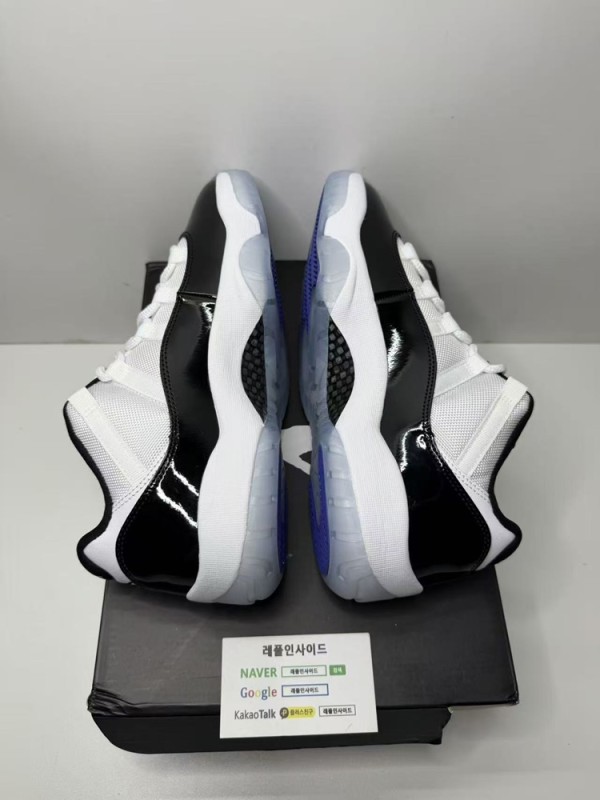 레플리카 명품 [AIR JORDAN] 에어조던11 레트로 로우 콩코드 528895-153 남녀공용 (X공장) 디테일 실사! - 소재 실사 6