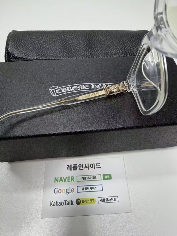 레플리카 명품 [Chrome Hearts] 크롬하츠 콕스 어커 COXUCKER 925 안경 디테일 실사! - 로고 실사 5