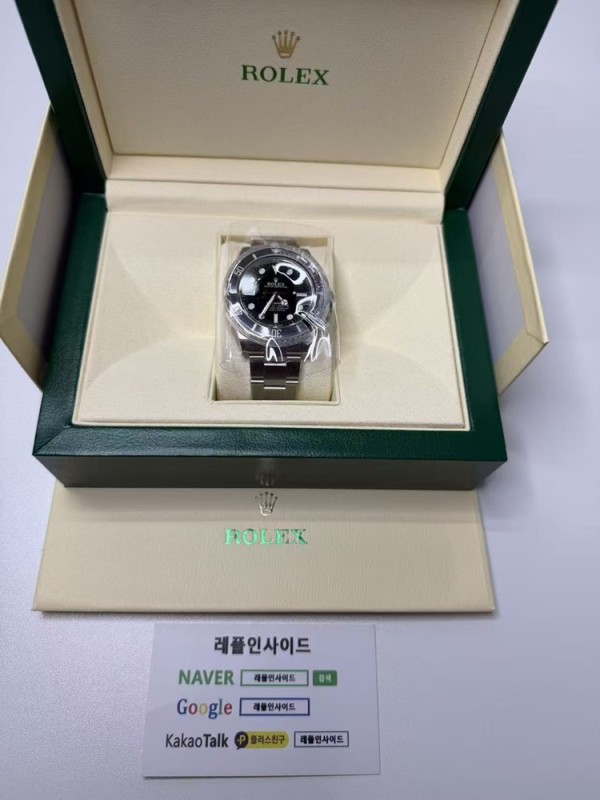 레플리카 명품 [ROLEX] 로렉스 서브마리너 논데이트 41mm (VS공장) 디테일 실사 - 앞면 실사 1