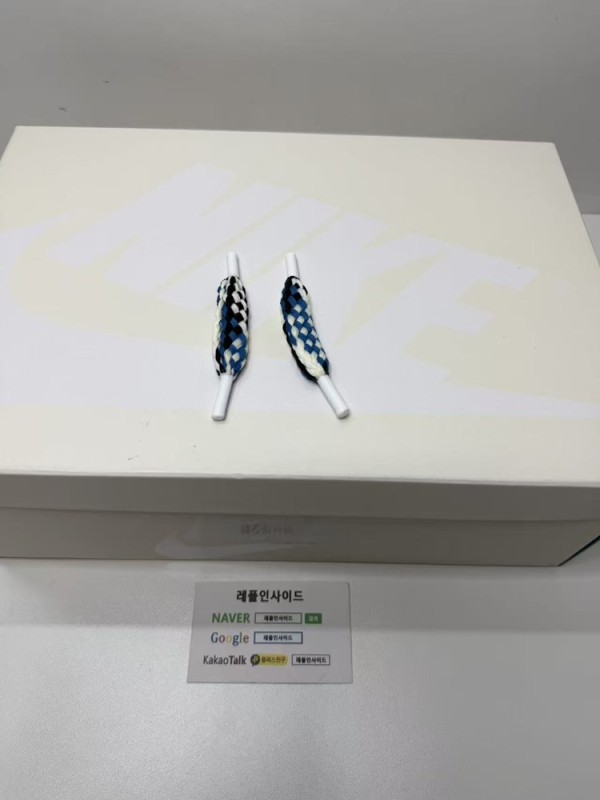 레플리카 명품 [AIR JORDAN] 트래비스 스캇 x 프라그먼트 x 에어조던1 로우 밀리터리 블루 DM7866-104 남녀공용 (OG공장) 디테일 실사! - 상세 이미지 9 실사 9