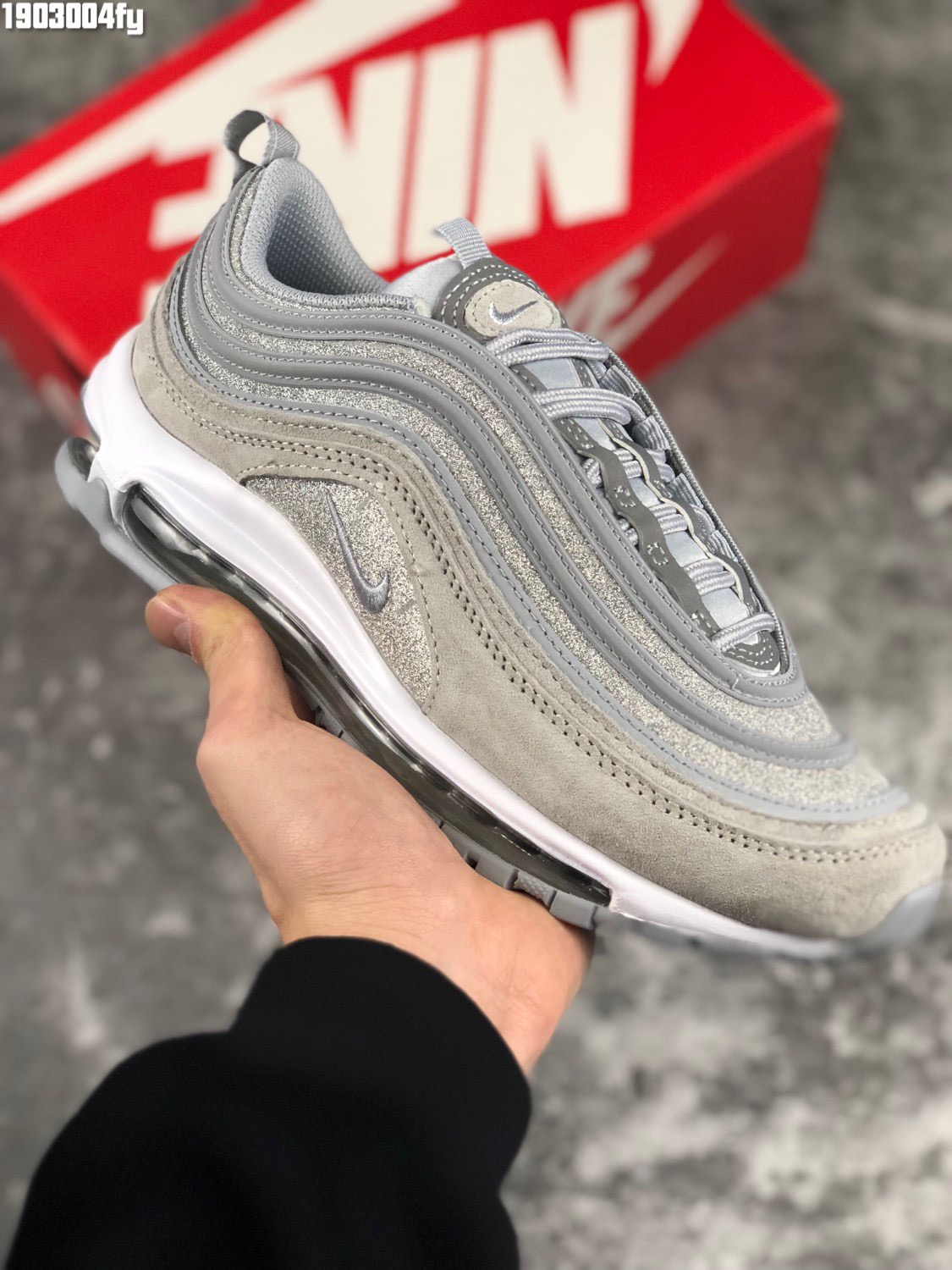 [NIKE] 나이키 에어 맥스97 울프그레이 AT0071-001 여성용