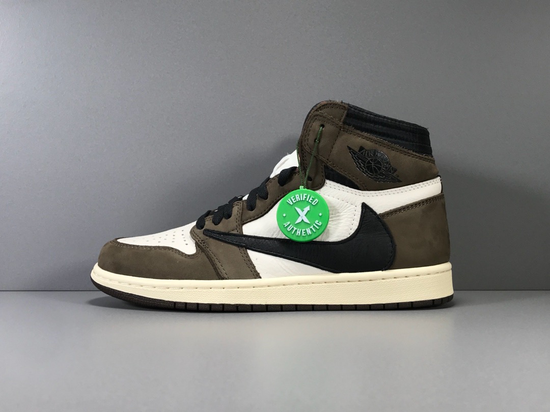 [AIR JORDAN] 트래비스 스캇 X 에어조던1 캑터스잭 CD4487-100 남성용 (X공장)