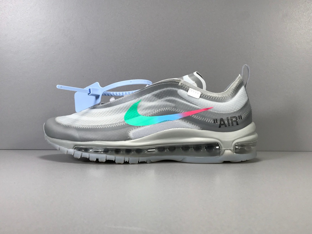 [NIKE] 나이키 X 오프화이트 에어맥스97 THE TEN 멘타 AJ4585-101 남녀공용 [PKGOD공장]
