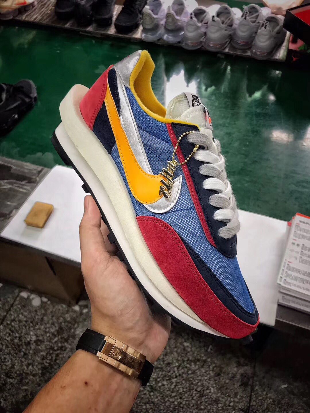 [NIKE] 나이키 X 사카이 LDV 와플 블루 멀티 BV0073-400 남녀공용 (H12공장)