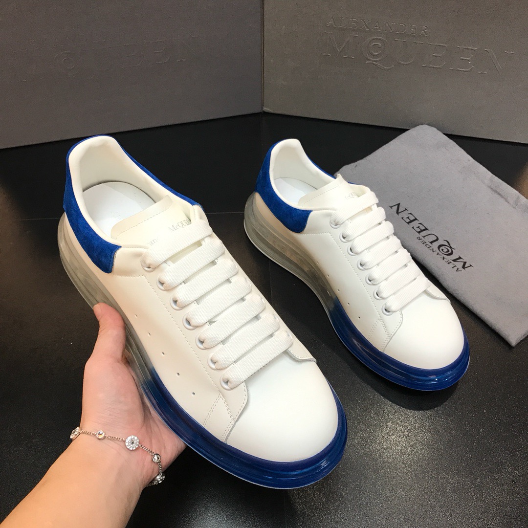 [Alexander McQUEEN] 19FW 알렉산더 맥퀸 에어오버솔 스웨이드 블루탭 남녀공용