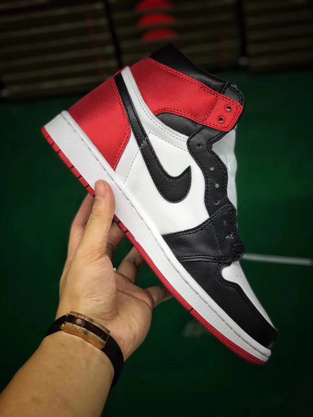 [AIR JORDAN] 에어조던1 레트로 하이 새틴 블랙토 CD0461-016 남녀공용 (H12공장)