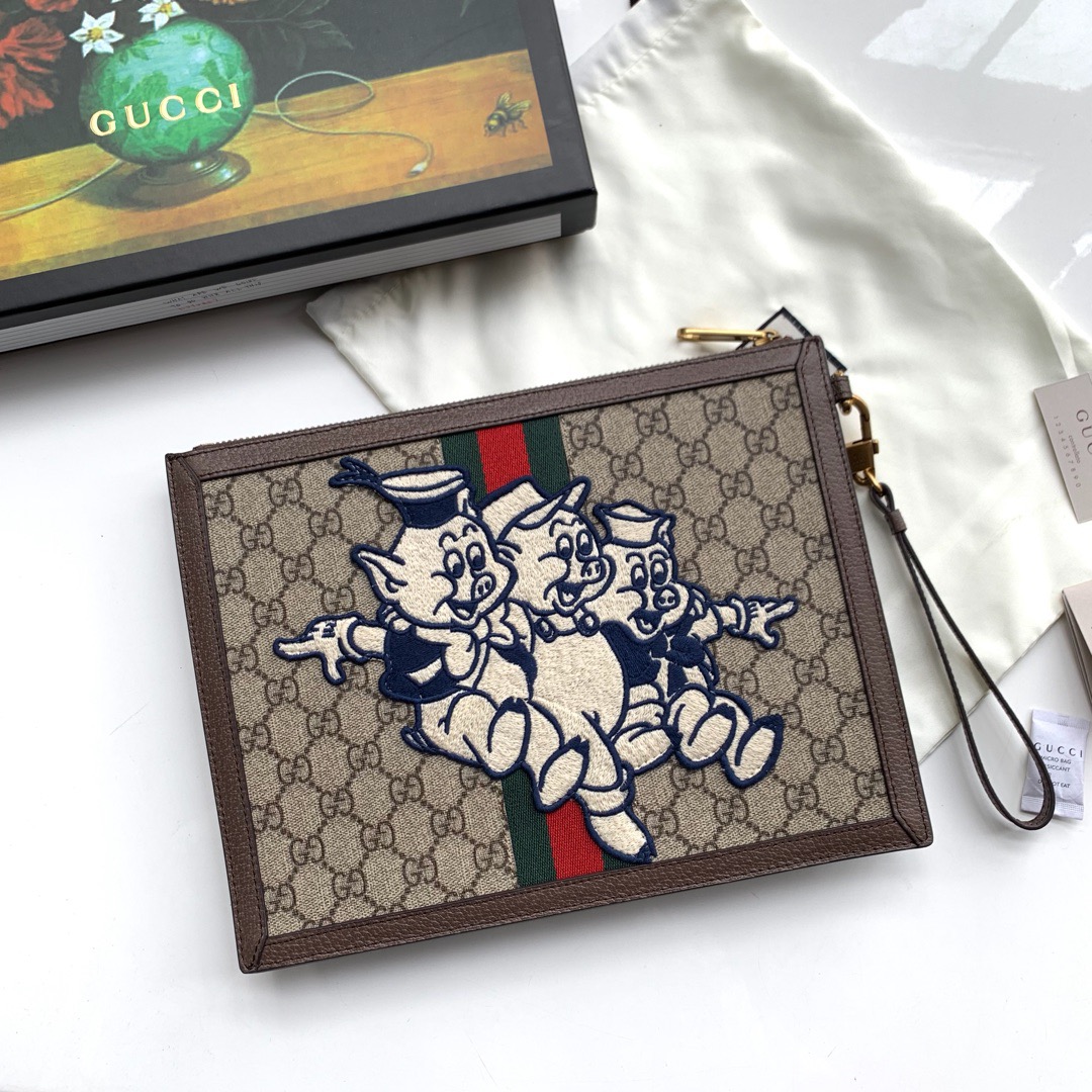 [GUCCI] 구찌 오피디아 디즈니 파우치 클러치백 557697 남녀공용