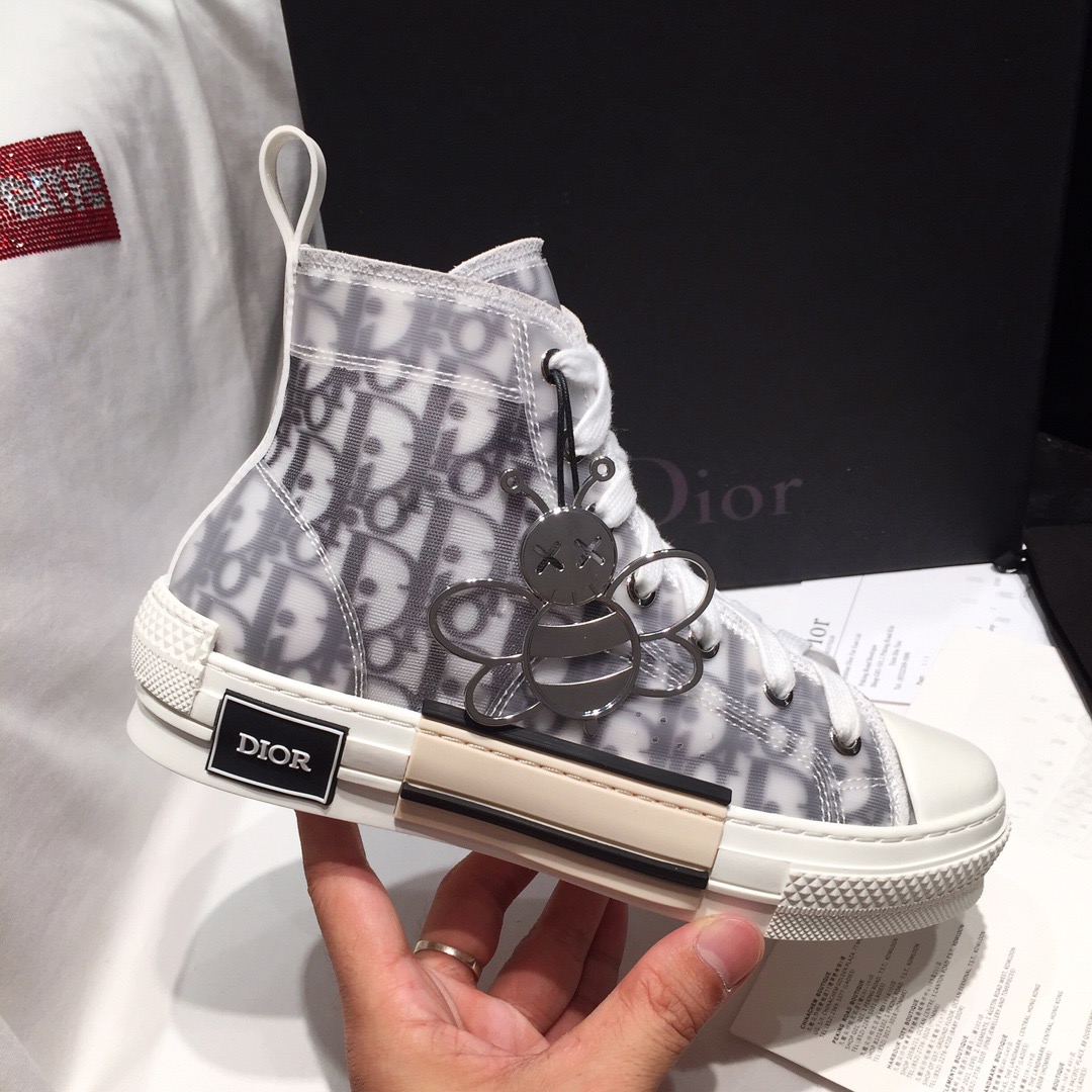 [DIOR] 19SS 디올 오블리크 테크니컬 캔버스 B23 하이탑 남녀공용