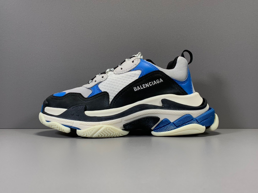 [BALENCIAGA] 19FW 발렌시아가 트리플S 화이트 블루 남녀공용 (ZH공장)