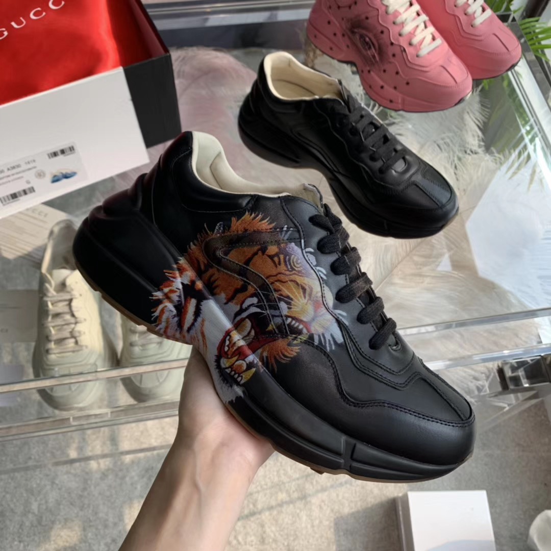 [GUCCI] 구찌 라이톤 타이거 프린트 (호랑이 프린트) 스니커즈 남녀공용