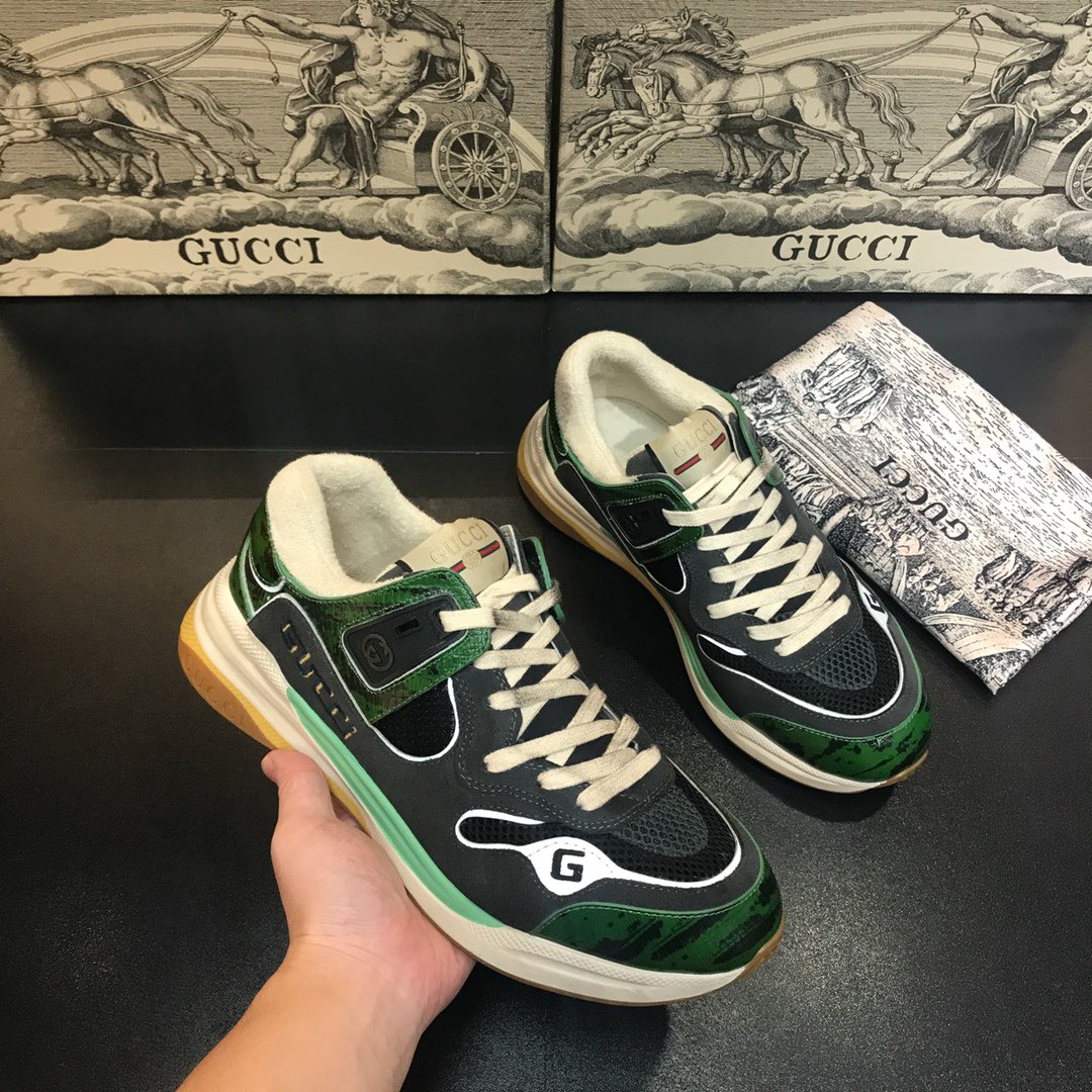 [GUCCI] 19FW 구찌 울트라페이스 그린 스니커즈 남녀공용