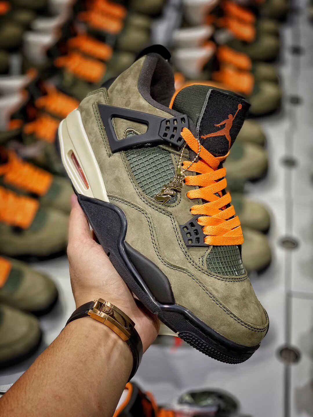 [AIR JORDAN] 에어조던4 X 언디피티드 트래비스 스캇 남성용 (H12공장)