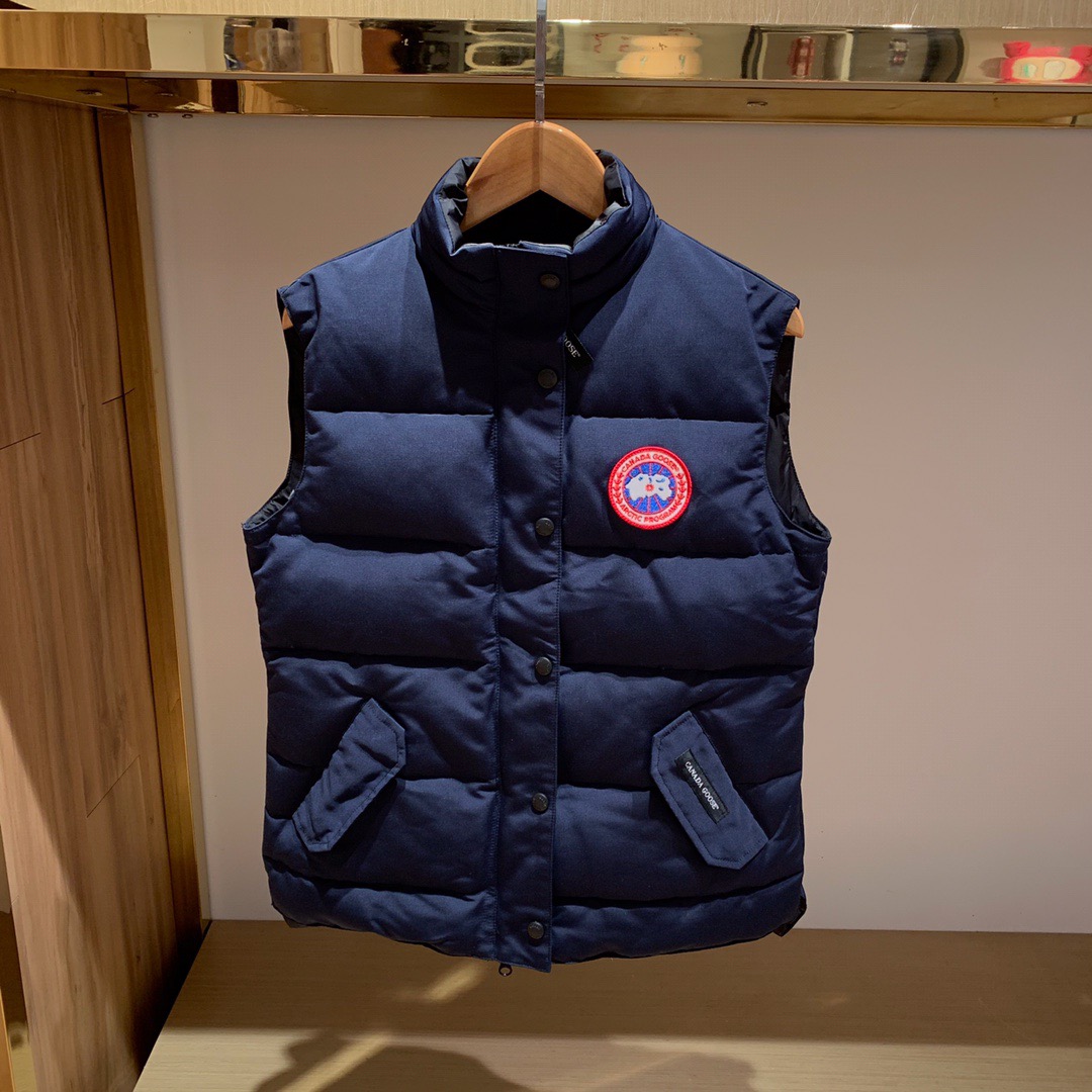 [CANADA GOOSE] 캐나다구스 패딩 조끼 네이비 여성용