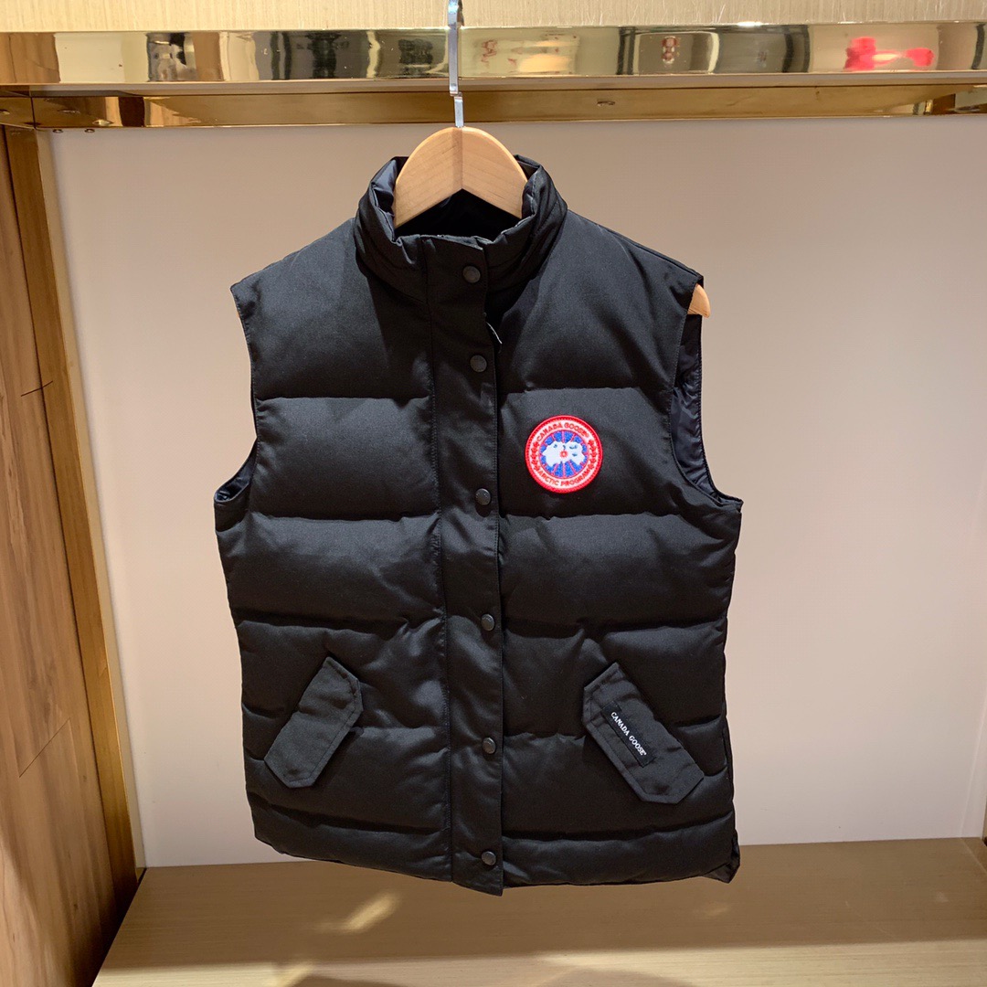 [CANADA GOOSE] 캐나다구스 패딩 조끼 블랙 여성용