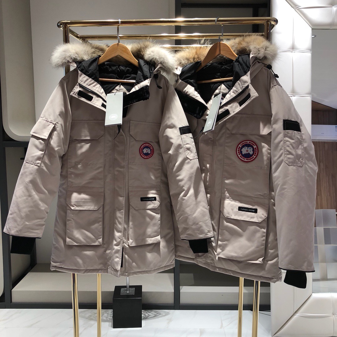 [CANADA GOOSE] 캐나다구스 익스페디션 EXPEDITION 패딩 화이트 베이지 남녀공용