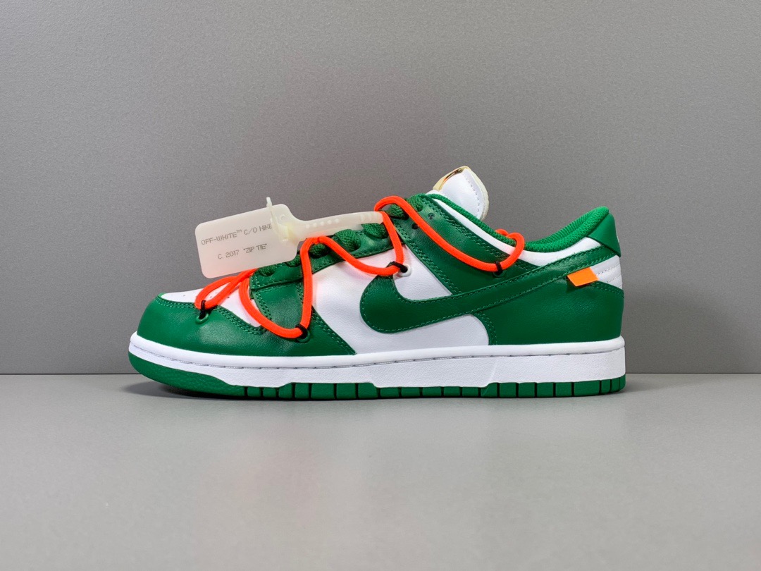 [NIKE] 나이키 X 오프화이트 SB 덩크 로우 파인 그린 CT0856-100 남녀공용