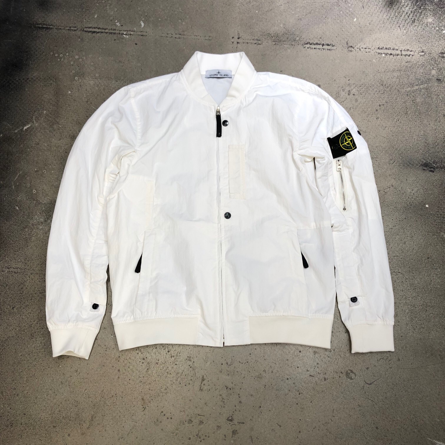 [STONE ISLAND] 스톤아일랜드 쉐도우 자켓 화이트